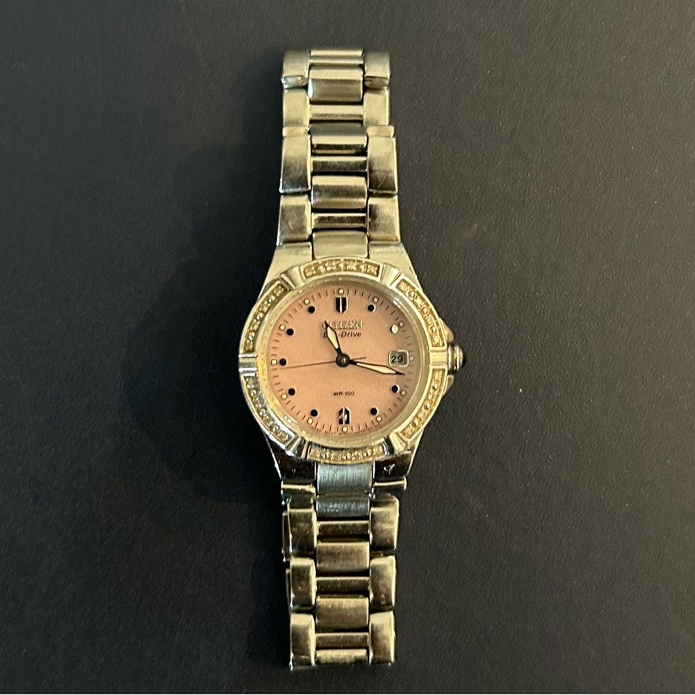 Citizen Ecodrive REAL DIAMONDS Watch with Pink Dial
